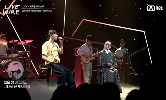 Loco ft Feby Putri. (YouTube/MNET)